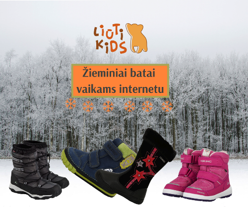 Žieminiai batai vaikams