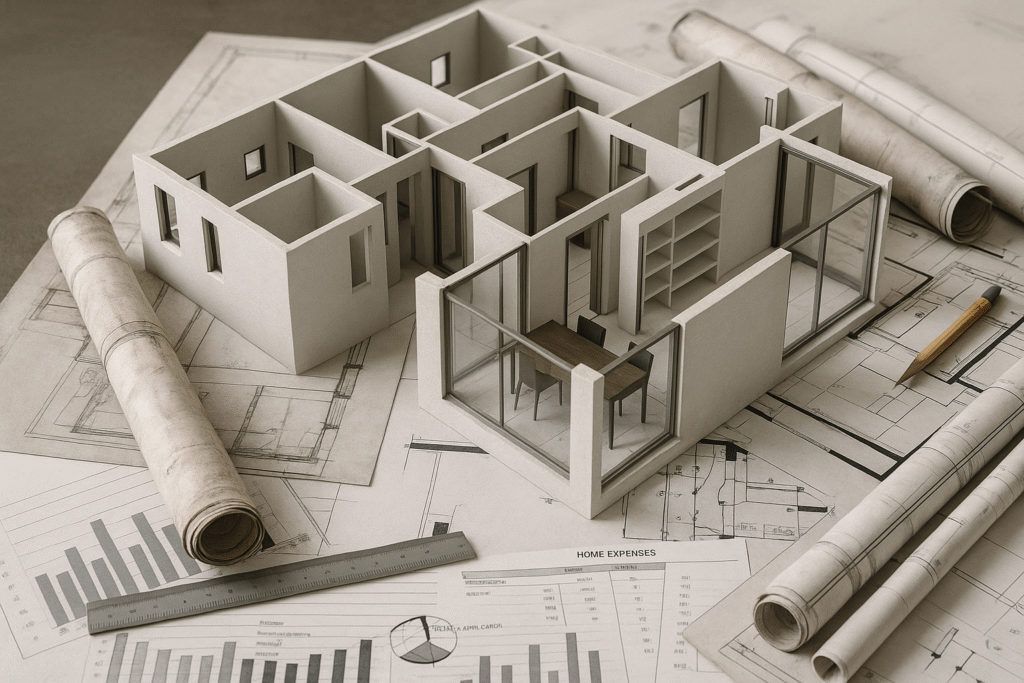 Namų projektai - kartoniniai ar individualūs, kurie naudingesni